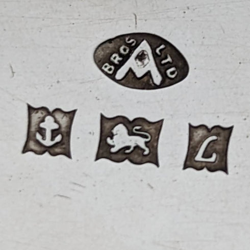 1960 British Antique Sterling Silver Mini Basket 54g Aidie Brothers